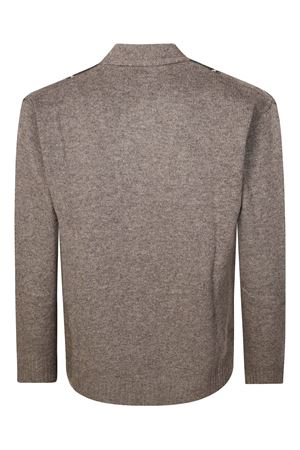 Cardigan in lana marrone PAOLO PECORA | A056F002U281